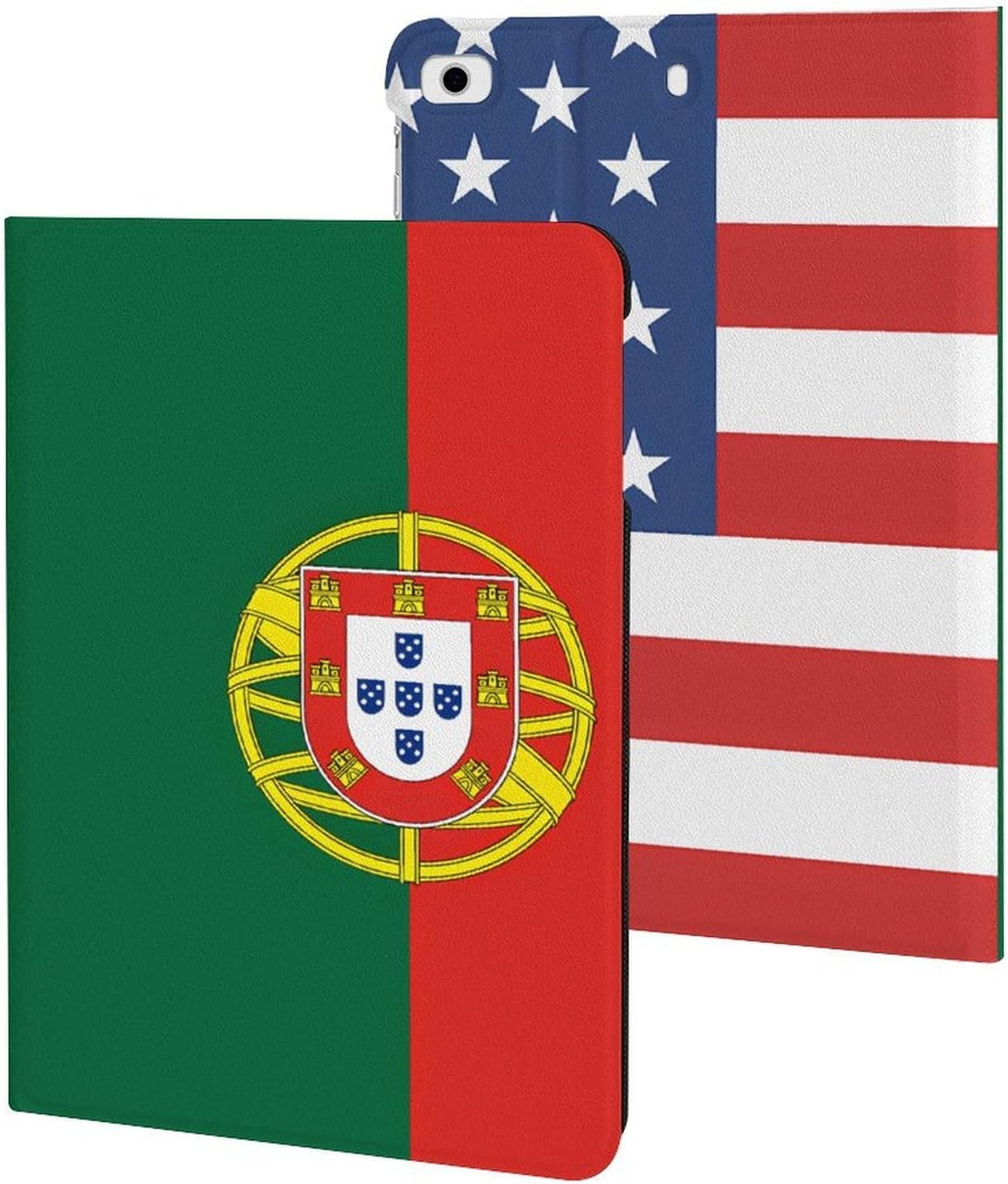 U.S.A. Portugal Portuguese Flag Fashion Case Protective Cover Adjustable Stand Mini 1/2/3/4/5 (7.9in)