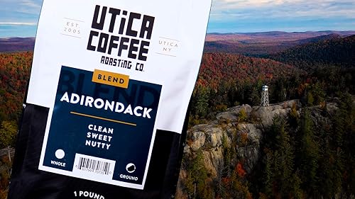 Miniatura 6 de Utica Coffee Roasting Co. Adirondack Specialty - Café molido tostado medio  Bolsa resellable de 16 onzas