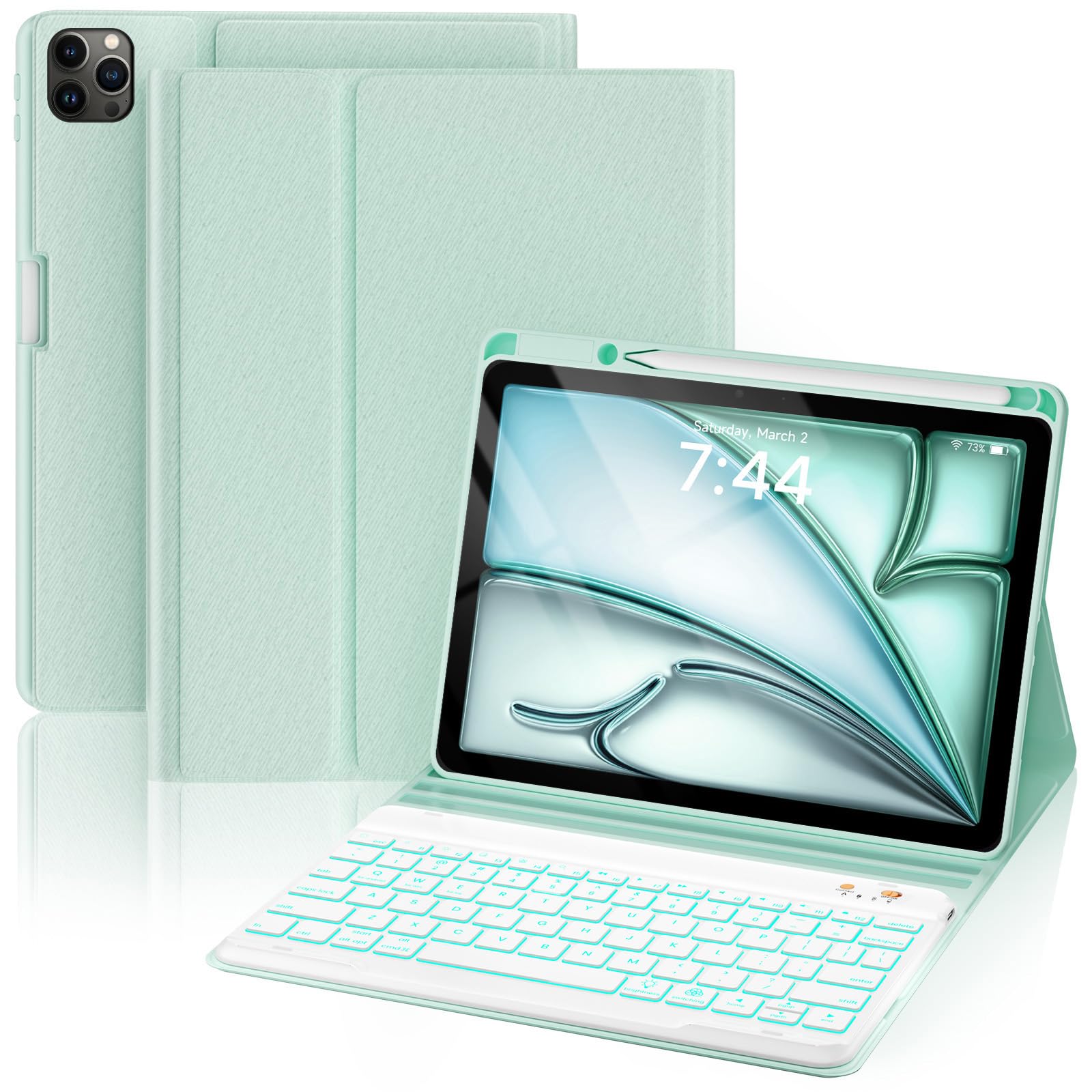 Amazon.com: OYEEICE Keyboard Case for iPad Air 5th/4th Pro 11 inch