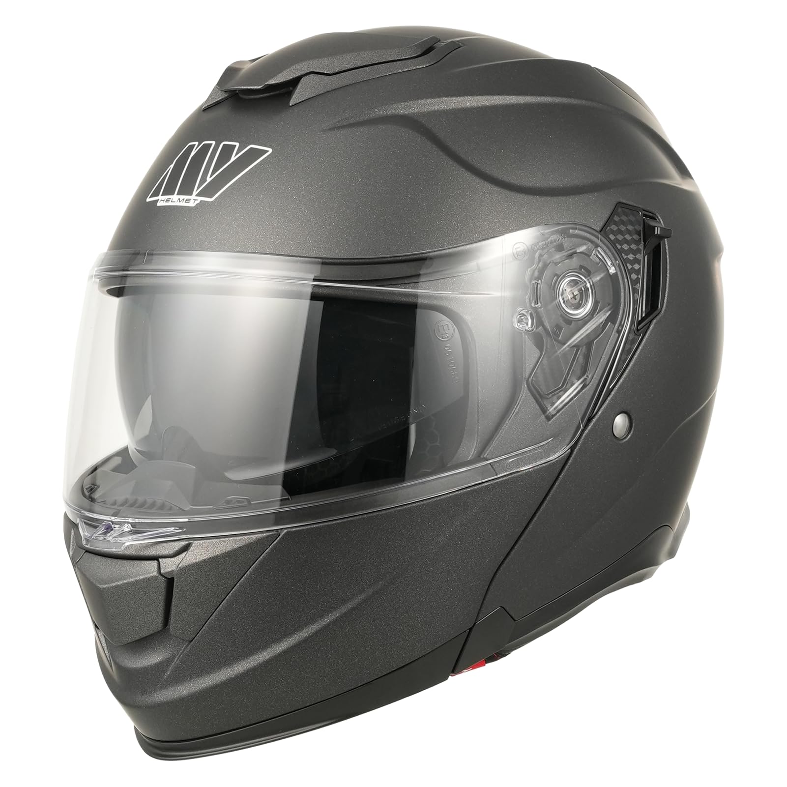 MY Motorrad Klapphelm Integralhelm 935 ,ECE 22.06 Zertifiziert Modular Helm mit Doppelvisier für Damen Herren