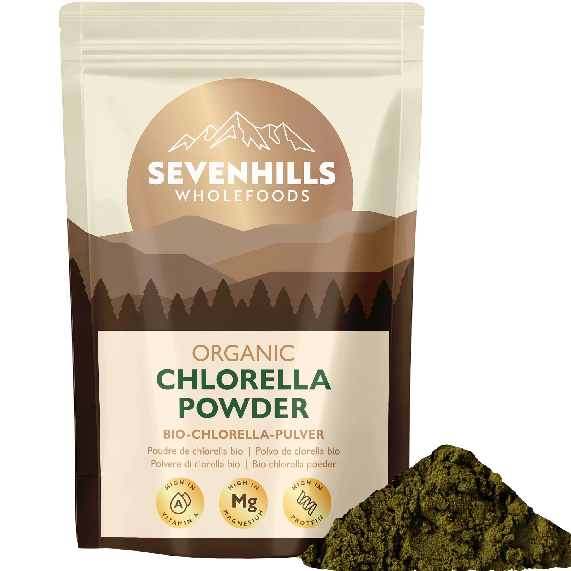 Sevenhills Wholefoods Poudre De Chlorella Bio 500g