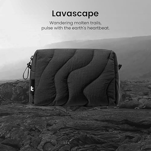 Miniatura 2 de tomtoc Estuche organizador de artículos electrónicos, bolsa organizadora suave y hinchada, regalos de cumpleaños, Navidad, artículos esenciales de