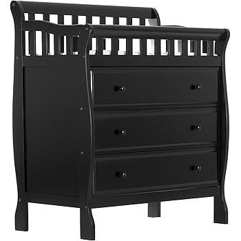 black changing table