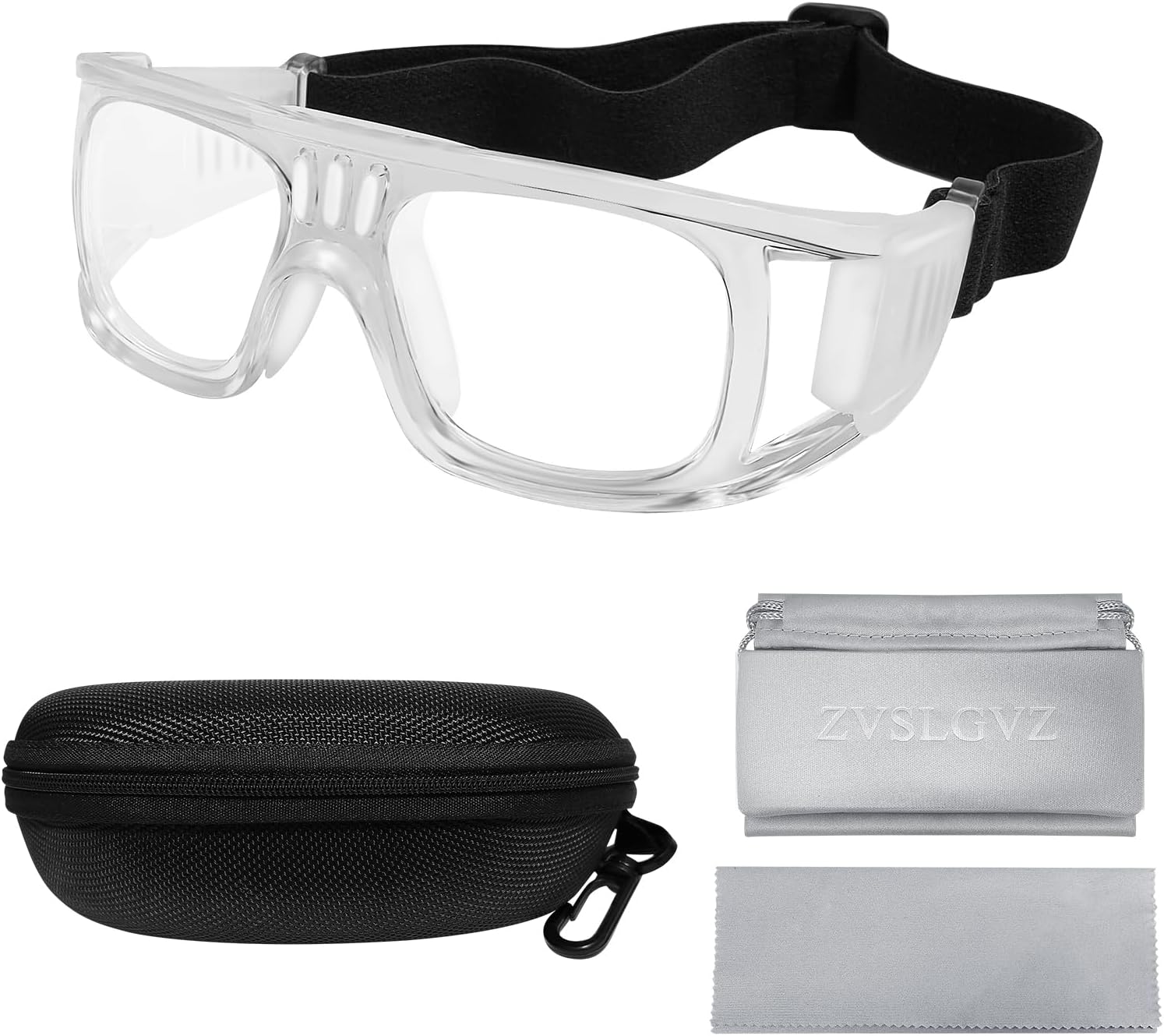 Sports Safety Goggles Glasses Men Racquetball Basketball Football Eyewear Protective Shock Collision Lens Replaceable