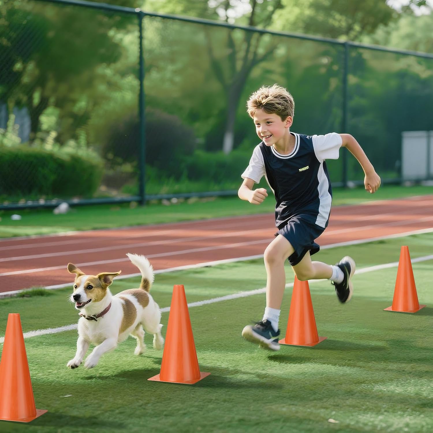 12 Inch Durable Cones,24pcs Versatile Plastic Traffic Cones and Soccer Cones for Sports Training,Agility Drills,Parking Safety,Basketball Training,Football Training.