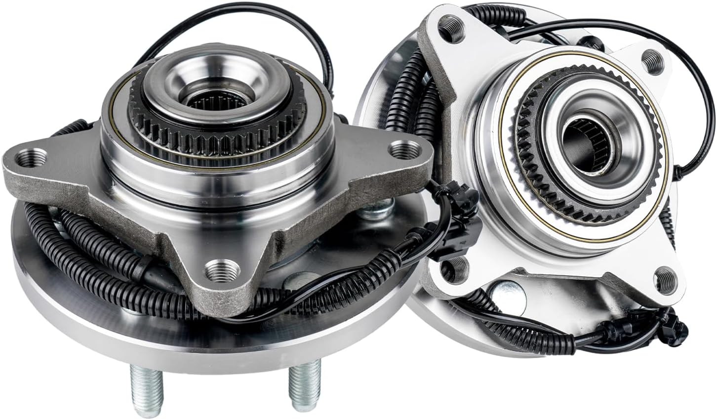 KAX 515142 Pair Front Wheel Bearing Compatible with Ford F-150 2010-2014, Ford Expedition 2011-2014, Lincoln Navigator 2011-2014,6 Lugs W/ABS