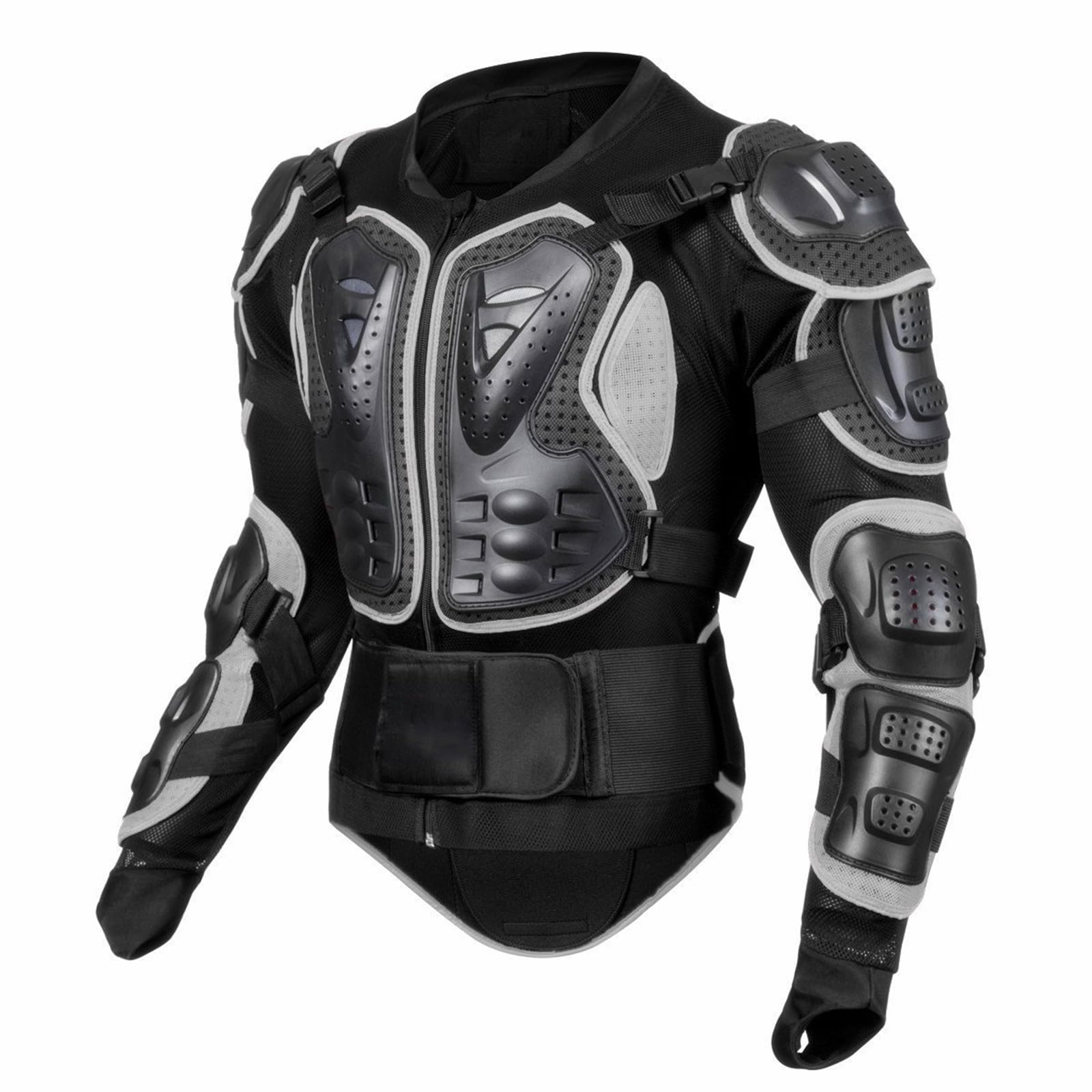 Męska pełna ochrona motocyklowa, kurtki motocrossowe chroniące przed upadkiem, oddychająca, odporna na zużycie, ochraniacz klatki piersiowej i kręgosłupa do jazdy na motocyklu