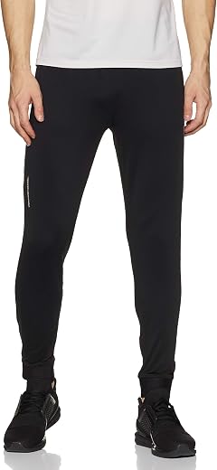 Van Heusen Men's Regular Fit Mid Rise Active Sports Swift Dry Joggers - 4 Way Stretch, Zipper Pocket