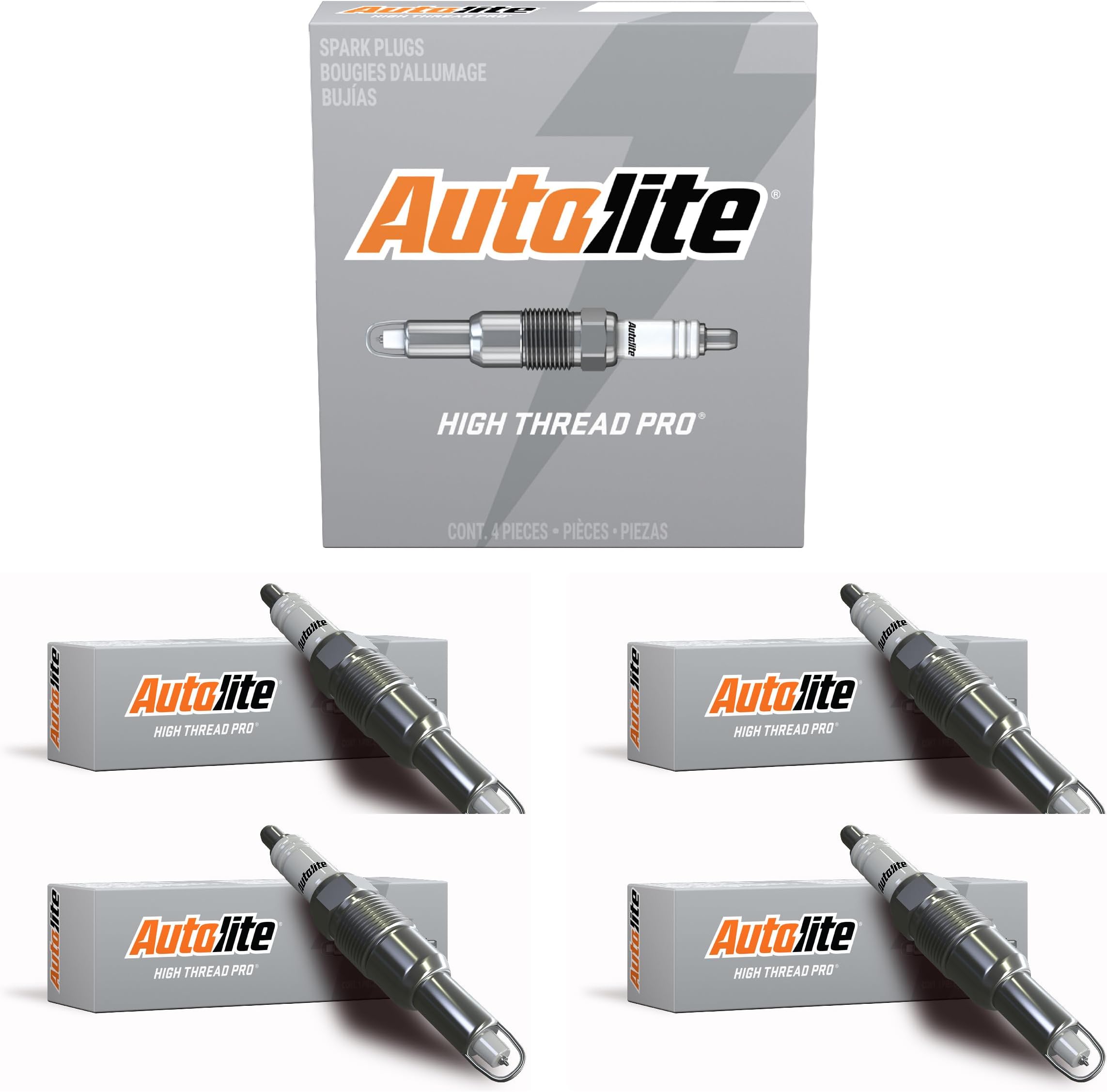 Autolite HT0 Platinum High Thread Spark Plug, Pack of 1