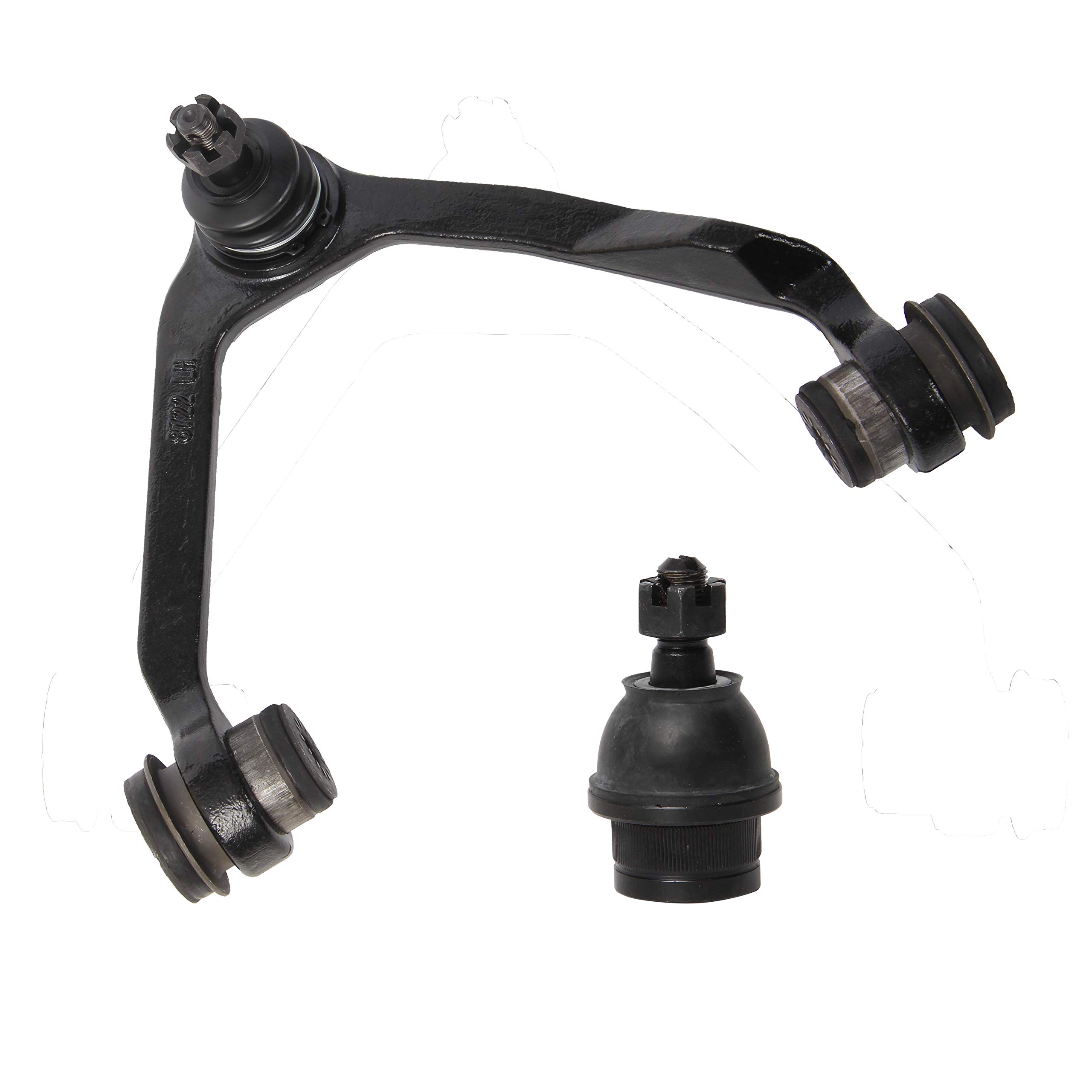 Motorman Pair K8722+K8695 (2) Front Driver Side Upper Control Arm,Lower Ball Joint for 1997-2003 F150 1997-2002 EXPEDITION,1998-2002 NAVIGATOR