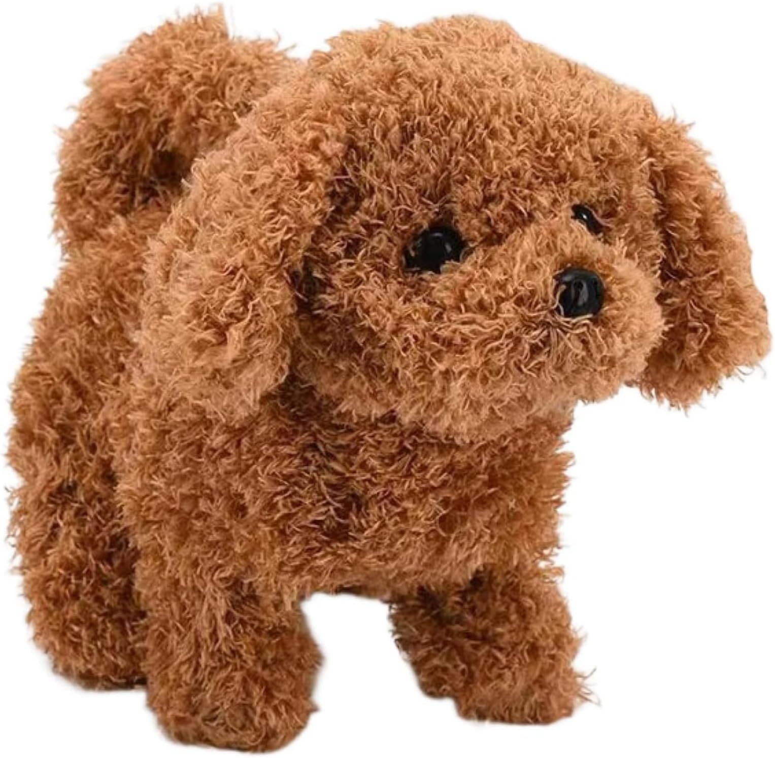 Amazon.co.jp あかちゃんトイプードル 電動ペット犬 動くぬいぐるみ おもちゃ動くぬいぐるみ ギフト