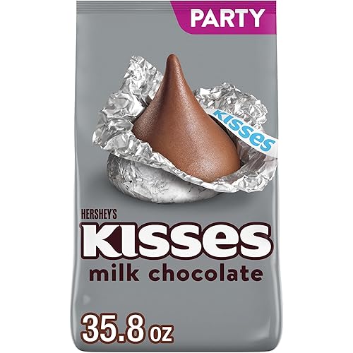 HERSHEY'S KISSES Milk Chocolate Candy Party Pack, 35.8 oz