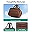BAGSMART Travel Toiletry Bag, Puffy Toiletry Bag for Women, Wide-open toiletry bags for traveling, Large Travel Cosmetic Makeup Bag Organizer for Accessories,Toiletrie (Coffee Brown)