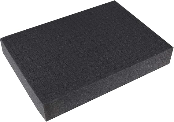 Rasterschaumstoff 4er Set 40x30x5cm – Vorgeschnittenes Schaumstoffgitter 10x10mm, Für Werkzeugkoffer, Kamera-Koffer, Tabletop – Ganz Einfach Per Hand Zureißbar