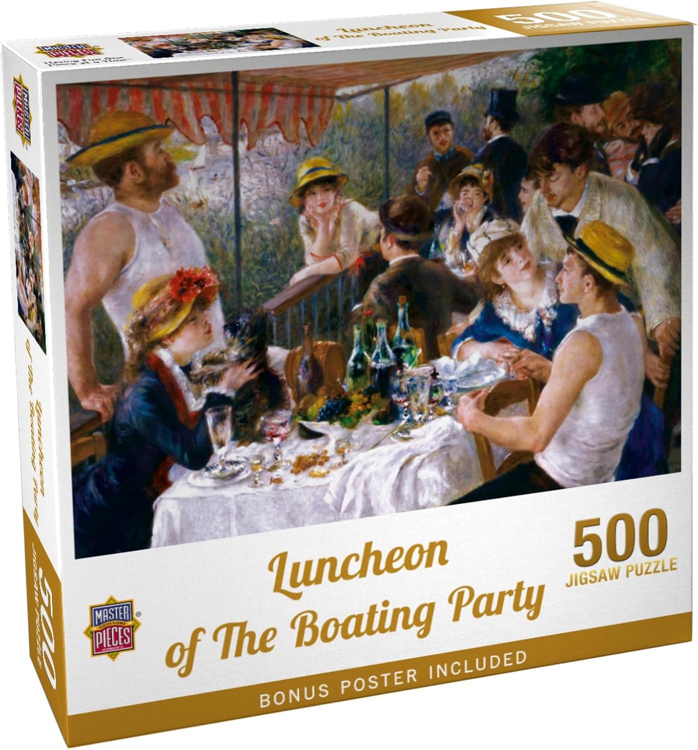 MasterPieces 1000 Piece Jigsaw Puzzle for Adults, Family, Or Kids - Luncheon of The Boating Party - 19.25"x26.75"