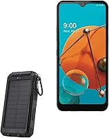 Vista 1 de BoxWave Banco de energía compatible con LG K51 (Power Bank Solar Rejuva PowerPack (10000mAh), batería de reserva de energía solar de 10000mAh