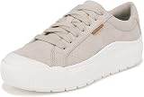 Dr. Scholl's Women's Time Off Sneaker, Oyster Microfiber, 4.5 UK - 1