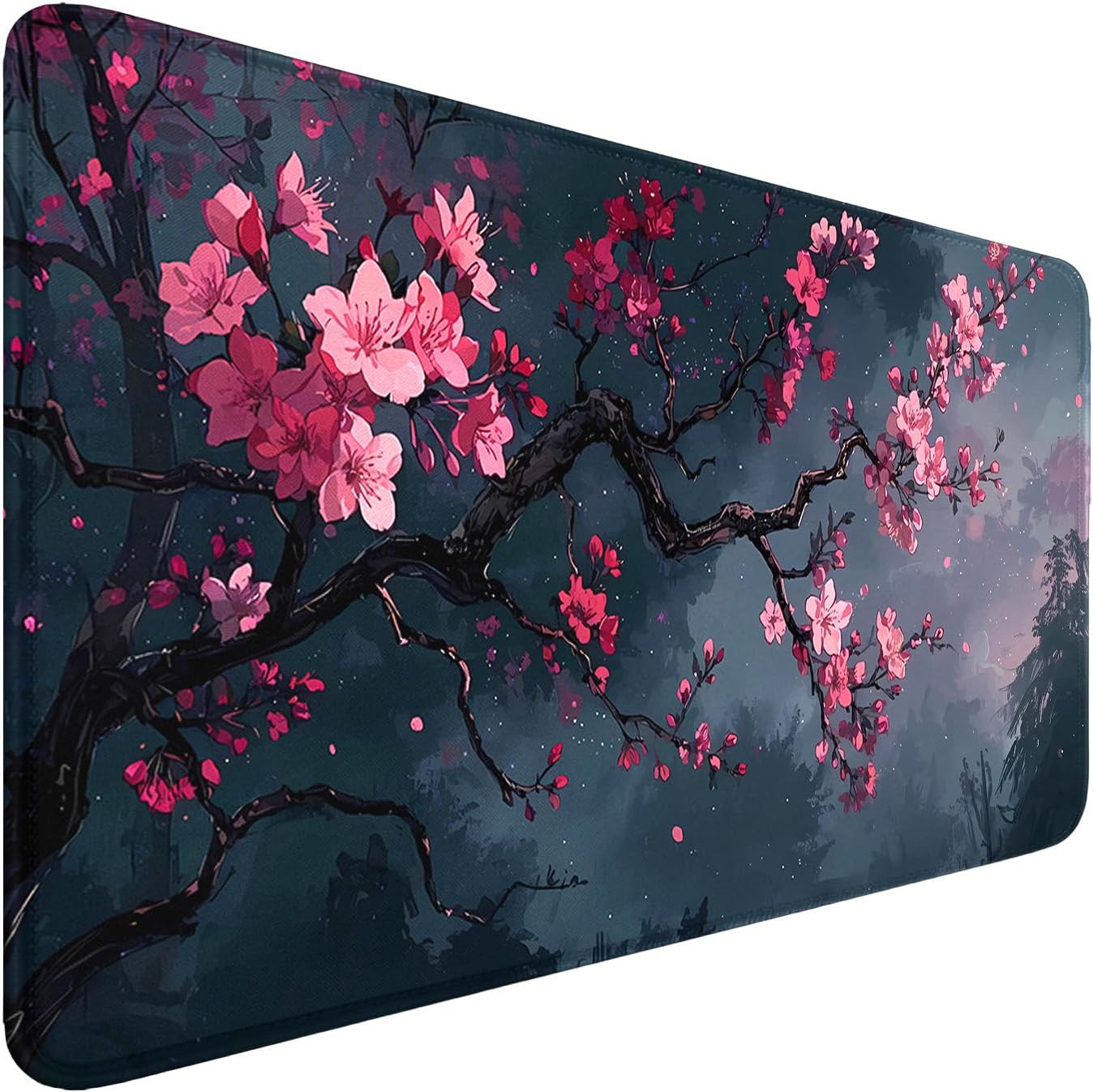 MTG Playmat Stitched Edges, 24 x 14 inches MTG Mat for DTCG CCG RPG DND Trading Card Game Playmats Smooth Surface Battle