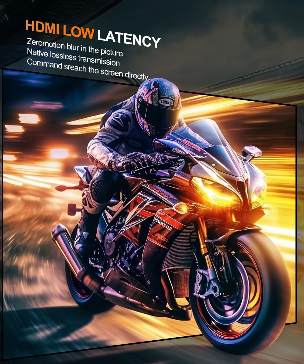 Magcubic Smart Projector with WiFi 6 and Bluetooth 5.4, Mini Protable Projector 4K & 8K Support, Built-in Apps, Auto Keystone, Video Proyector for Home Theater/Outdoor Movie (HY300Max)