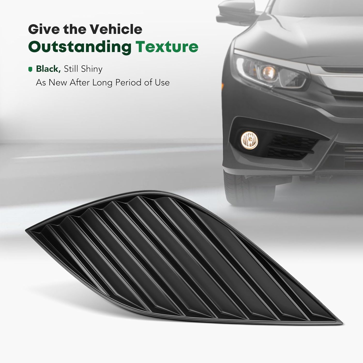 YHTAUTO Fog Light Cover Fits Toyota Camry 2018-2020 Front Bumper Fog Light Cover Trim Right Passenger Side