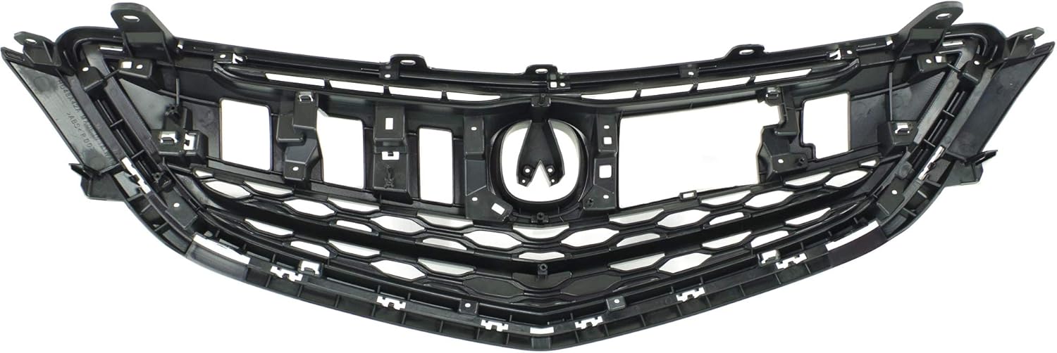 Garage-Pro Grille Assembly Kit Compatible With 2015-2017 Acura TLX - Paintable Plastic Grille and Trim
