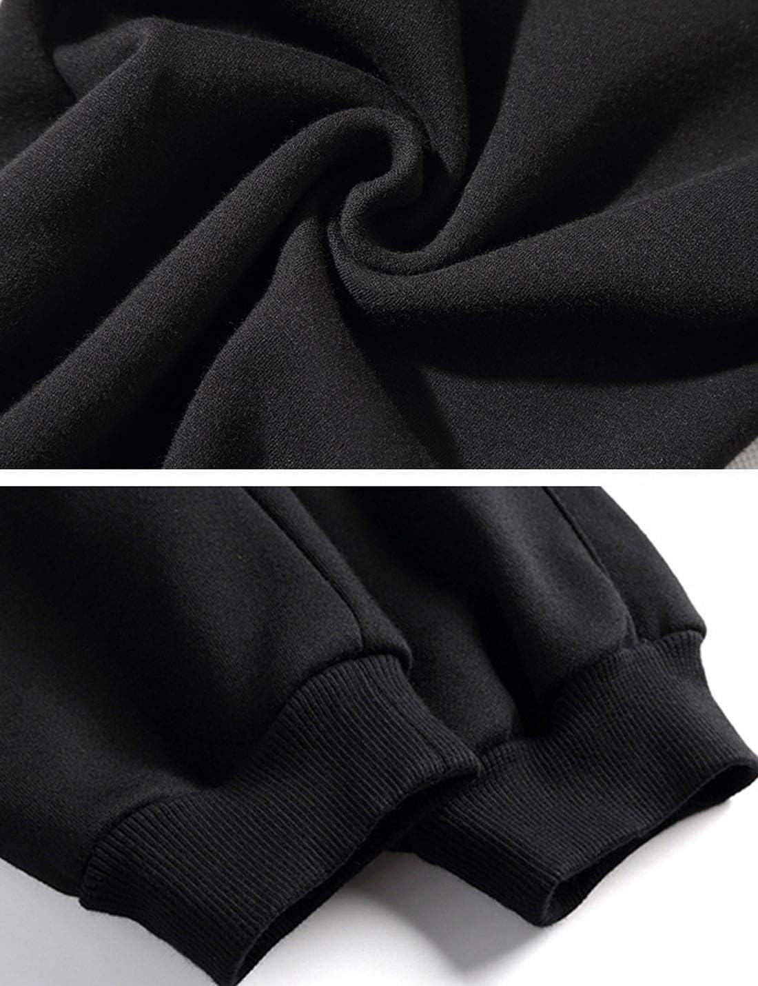 Flygo Men's Workout Running Active Joggers Pants Casual Cotton Closed-Bottom Sweatpants