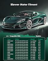 Vista 6 de SCITOO Motor del ventilador del calentador de HVAC con la jaula del ventilador delantero 3542611C2 para cosechadora internacional 2002-2010