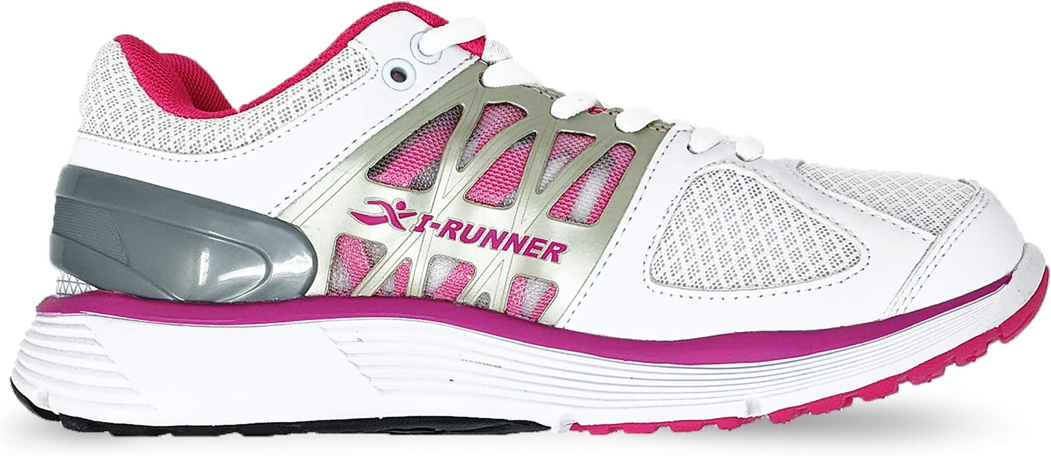 HyLan iRunner Miya Women's Therapeutic Diabetic Extra Depth Athletic Walking Shoe Leather-and-Mesh Lace (10 2E US)