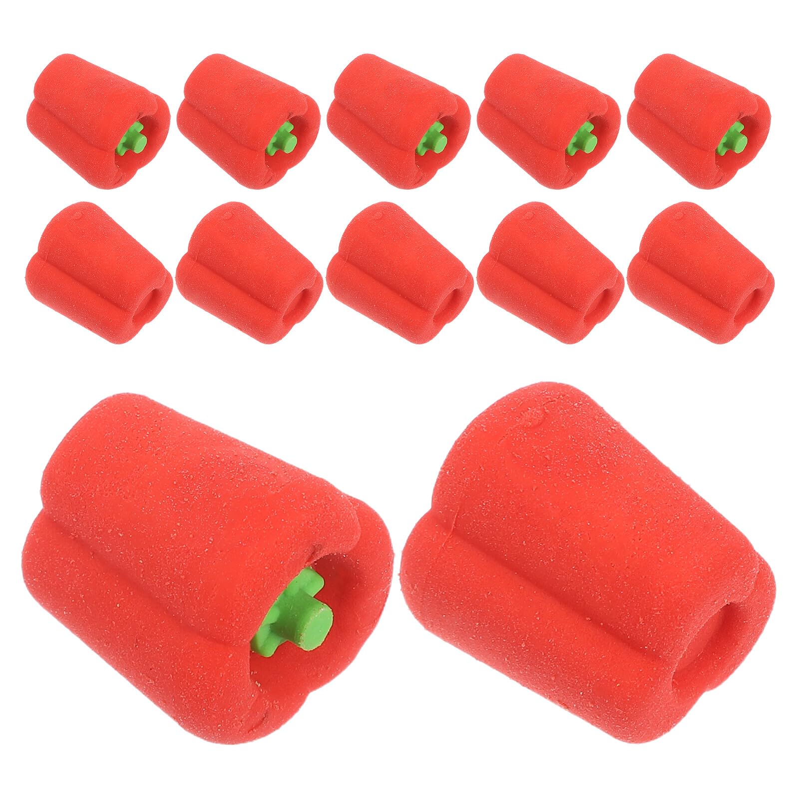 Healeved Set da 100 Gomme da Cancellare a Forma di Peperone in Tpr Gomme Divertenti per Colorate e Portatili per Scuola Premi in Classe e Uso Quotidiano