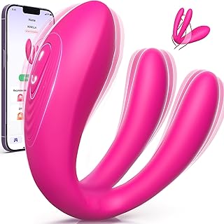 Vibromasseurs Feminin à Distance Sex Toýs Femme, Vibromasseur avec 10 Modes, Gode Vibro-Masseur Femme Clitoridien Puissant Stimulation Sex Toys Couple Connecté Telephone Gode Oeuf Vibrant Sextoy APP
