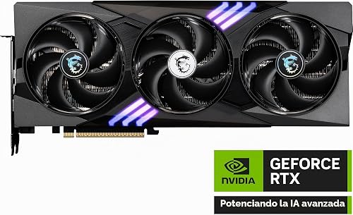 MSI RTX 5070 12G Gaming Trio OC Graphics Card (12GB GDDR7, 192-bit, Extreme Performance: 2625 MHz, DisplayPort x3 2.1a, HDMI 2.1b, NVIDIA Blackwell Architecture) - 2