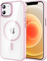 Vista 8 de CACOE Funda magnética para iPhone 12 y iPhone 12 Pro de 6.1 pulgadas - Compatible con MagSafe y soporte magnético para teléfono en el automóvil,