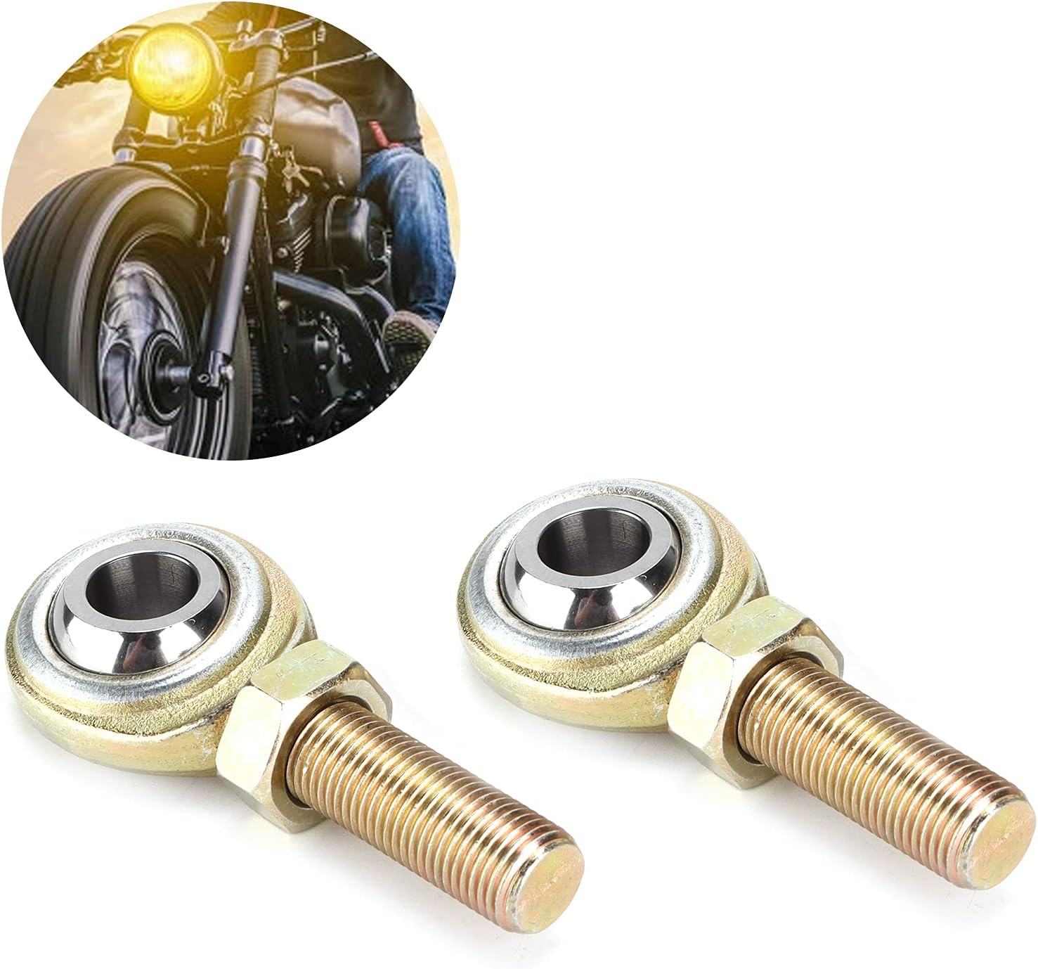 Rod Ends Heim Joint 1/2inx1/2 20 LH Male Thread Universal Fit for Automotive Industrial and Marine Applications