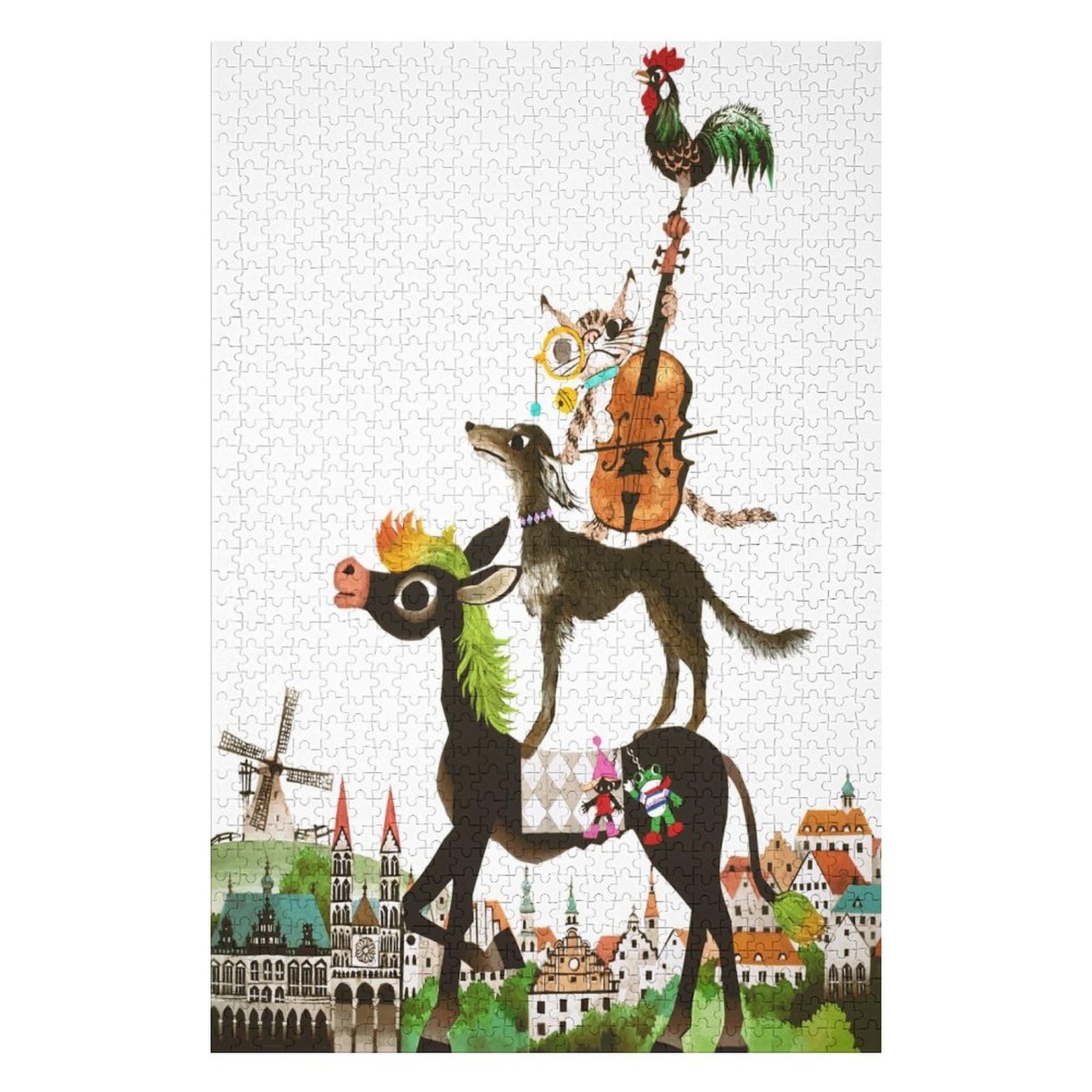 Amazon | 藤城清治 ブレーメンの音楽隊 ジグソーパズル パターン