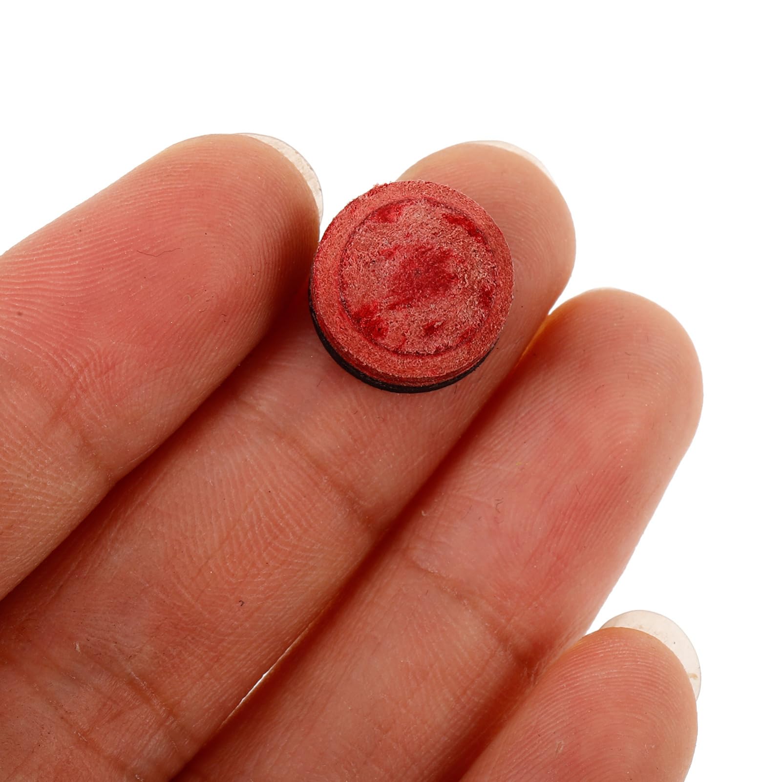 Yardwe Billiards Cue Tips 11/12/13.8mm Red Pool Stick Tips Cue Stick Replacement Billiard Supplies