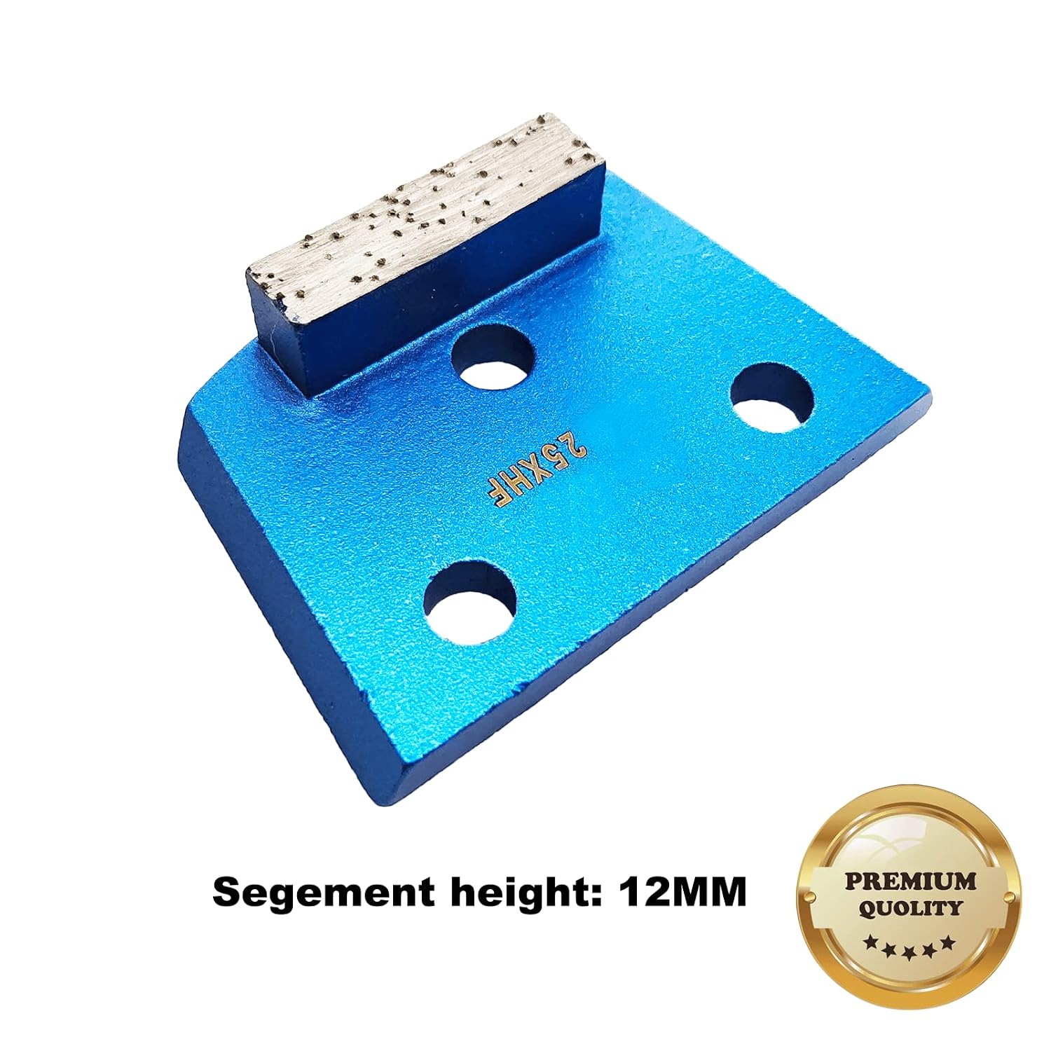 9 Pcs Pro Lavina Diamond Grinding Shoes Extra Soft Bond for Extra Hard Floor (Grit Optional), for Lavina Floor Grinding Machine (25 Grit - 1 Rectangle Segment XS Bond for Extra Hard Floor)