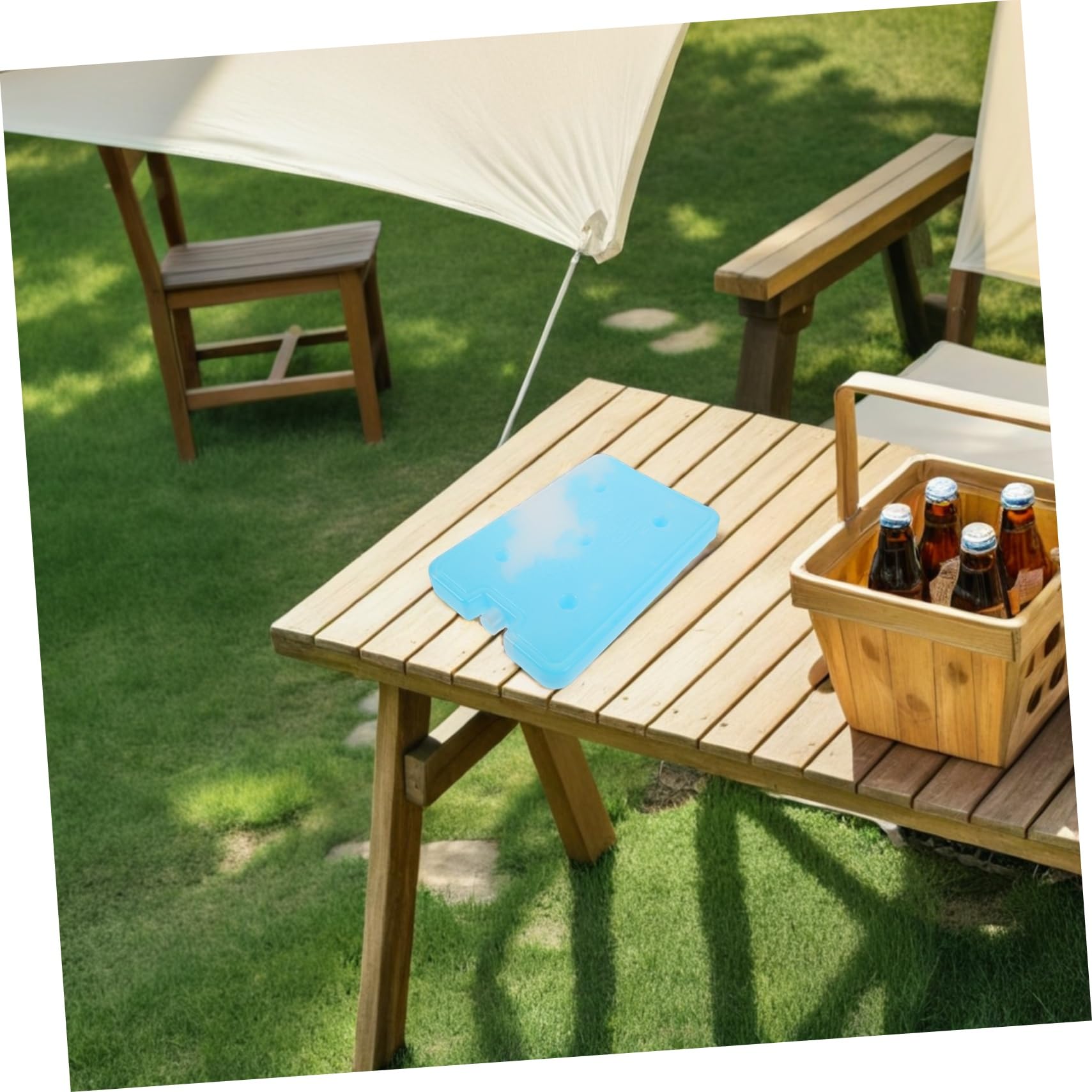 Unidades Bloques de Hielo Reutilizables Refrigerantes y Duraderos para Neveras Bolsas Isotérmicas Impermeables para Transportar Alimentos para Picnic y Camping