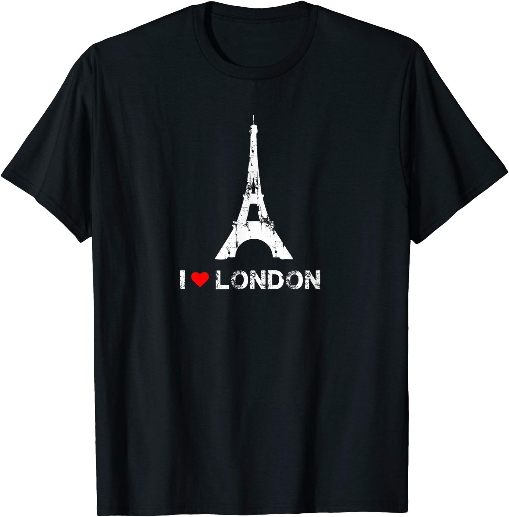 london shirtsI Love London: Eiffel Tower t-shirt T-ShirtOEKO-TEX STANDARD 100