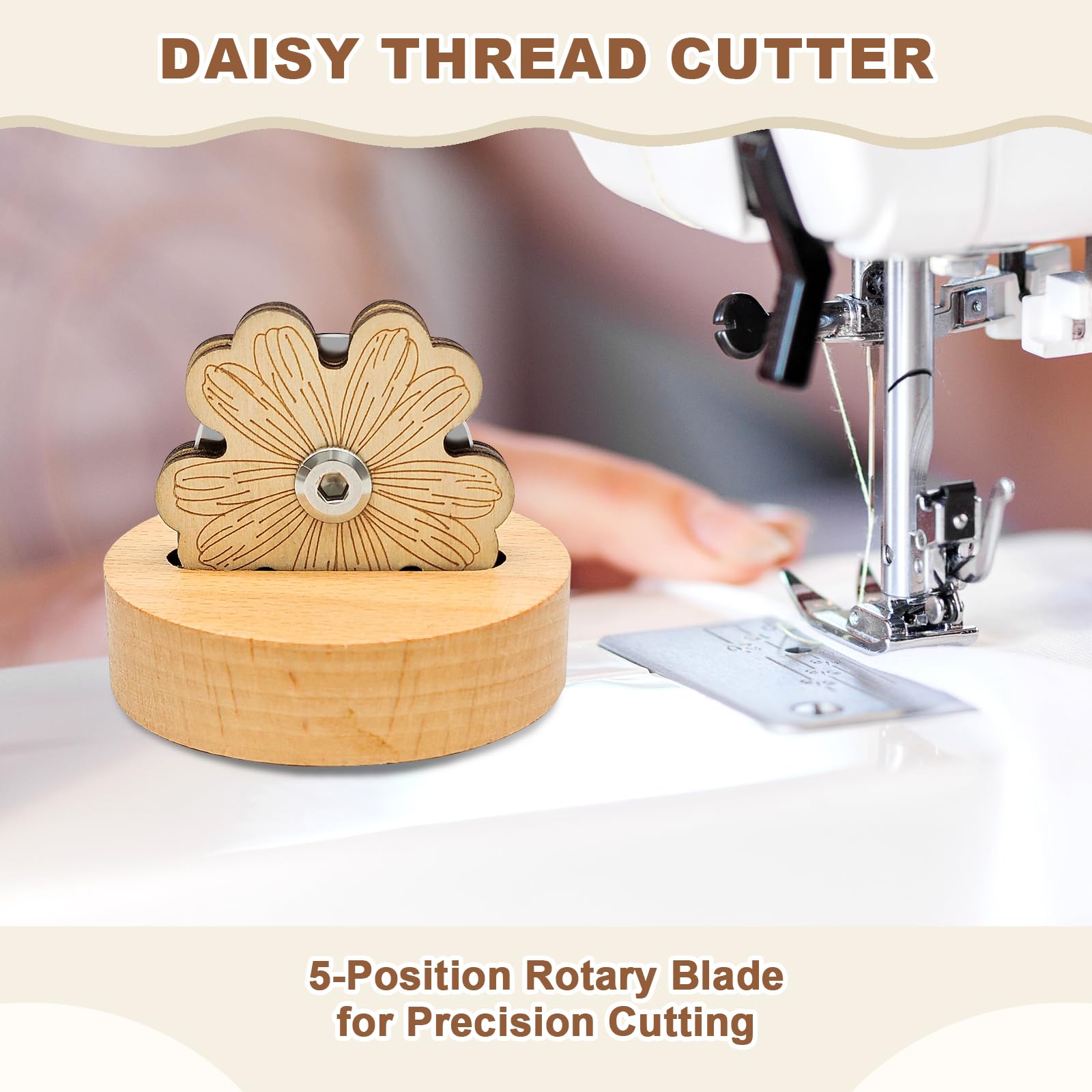 Floral Thread Cutter - Extend Blade Life & Secure Grip -2