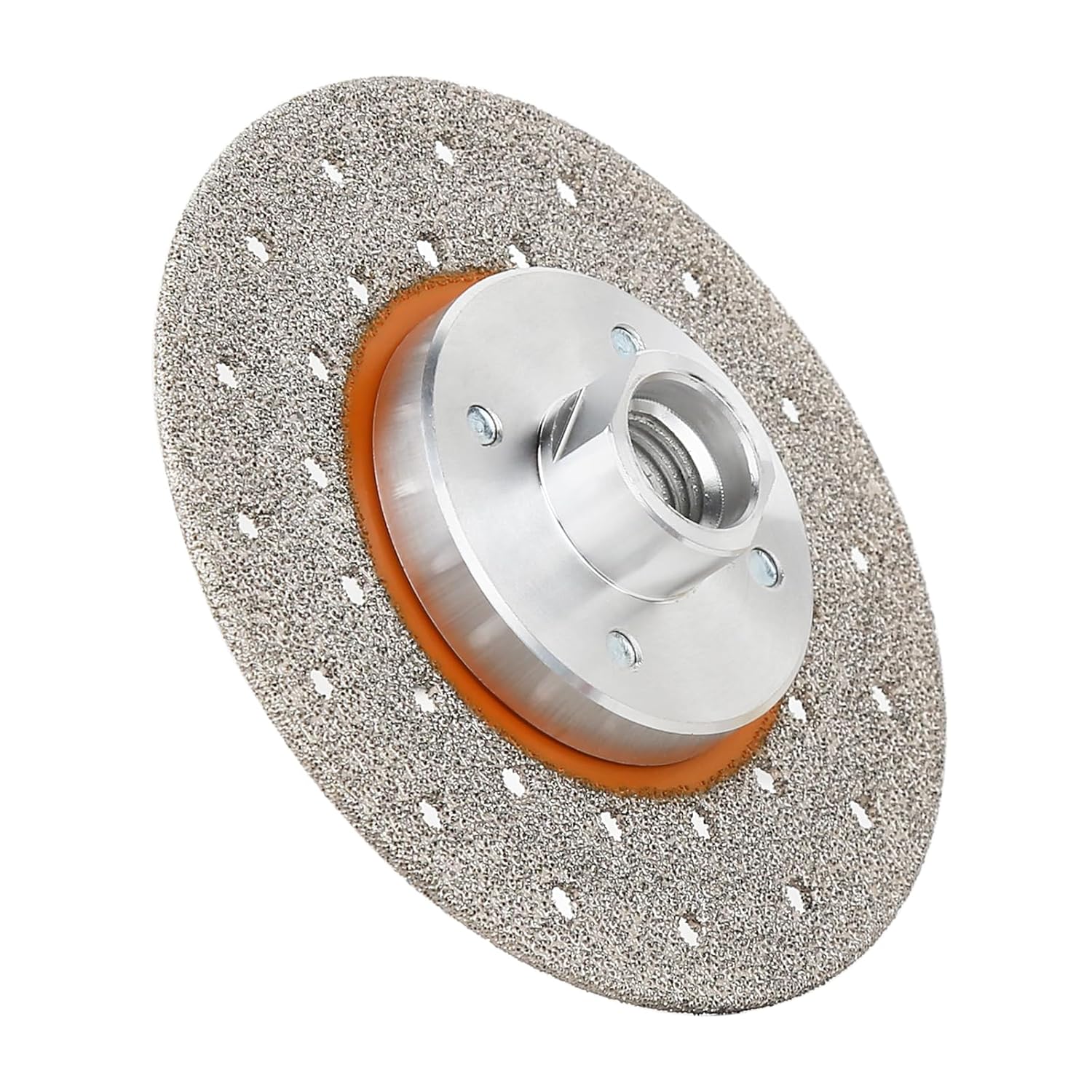 5'' Vacuum Brazed Diamond Saw Blade, Grinding Disc Cutting Wheel Double Side Use 5/8-11" Thread for Angle Grinder, for Tile Quartz Artificial Stone Granite Marble (125mm)
