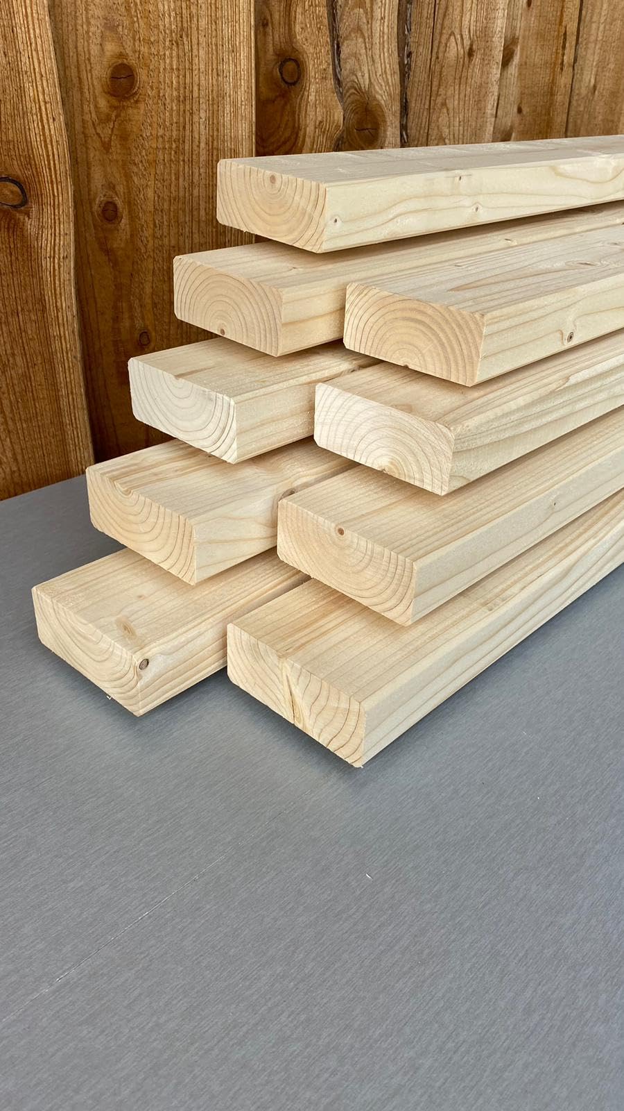 Generisch Kantholz, Holz, Konstruktionsholz, Bauholz, 4 x 10 cm, 200 cm Länge, 10 Stück, 4 cm Dicke, Kommerziell, 2076193031