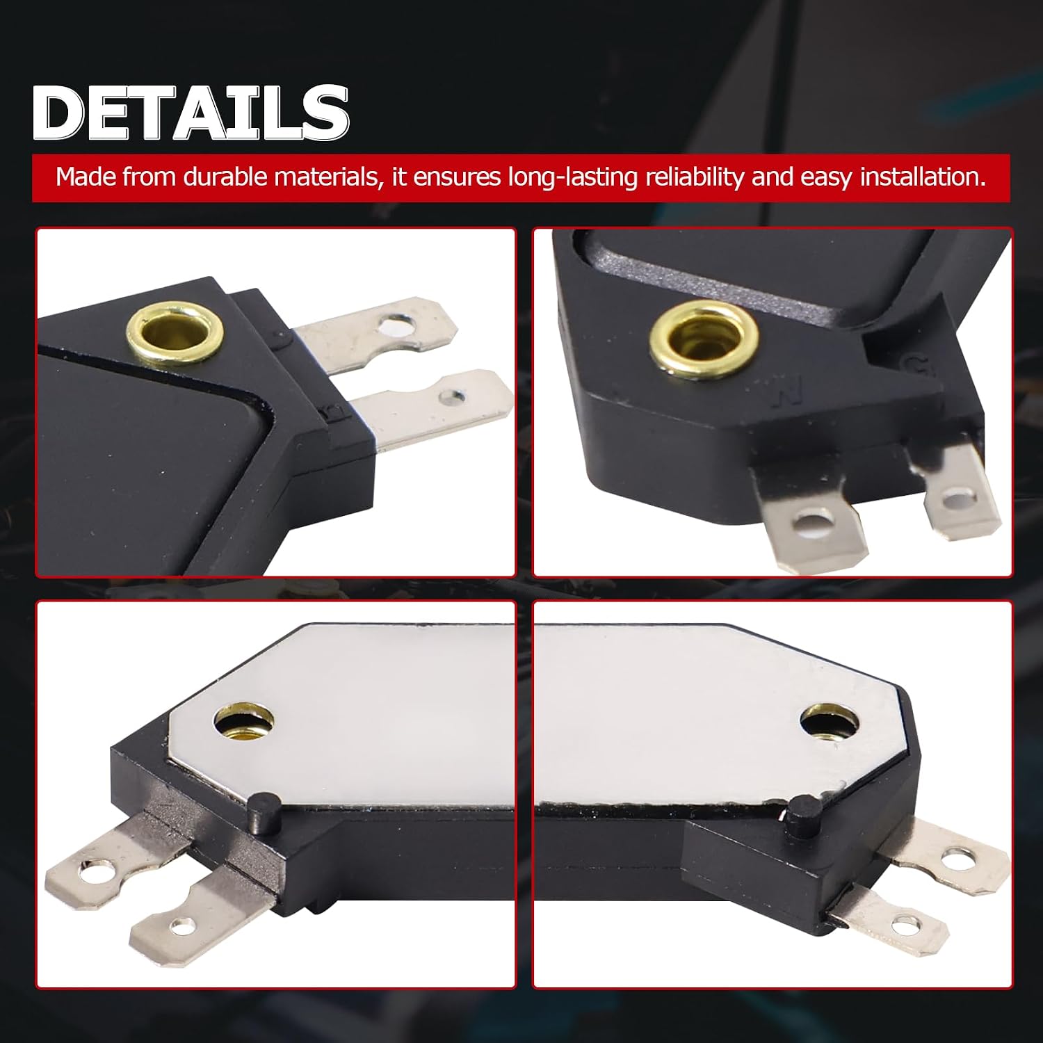 1ST Ignition Control Module, Automobile Engine Ignition Module for AMC, for Bertone, for Buick, for Cadillac, for Chrysler, for Chevy, 1974-1989 Replaces OE: 8131941 1190357 DM1906
