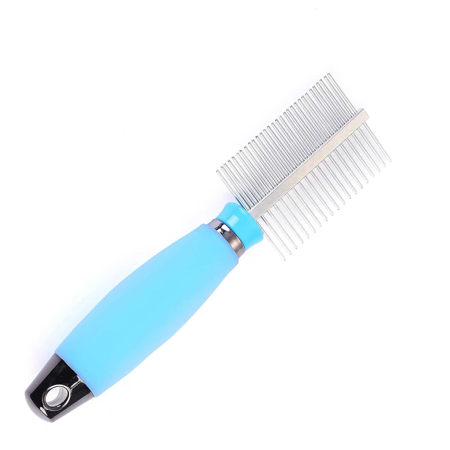 Double-sided Tooth Comb Pet Comb Hair Buster Dog Comb Cat Brush for Cat Dog Rabbit Grooming & Massaging Fur Detangling Pins Stainless…