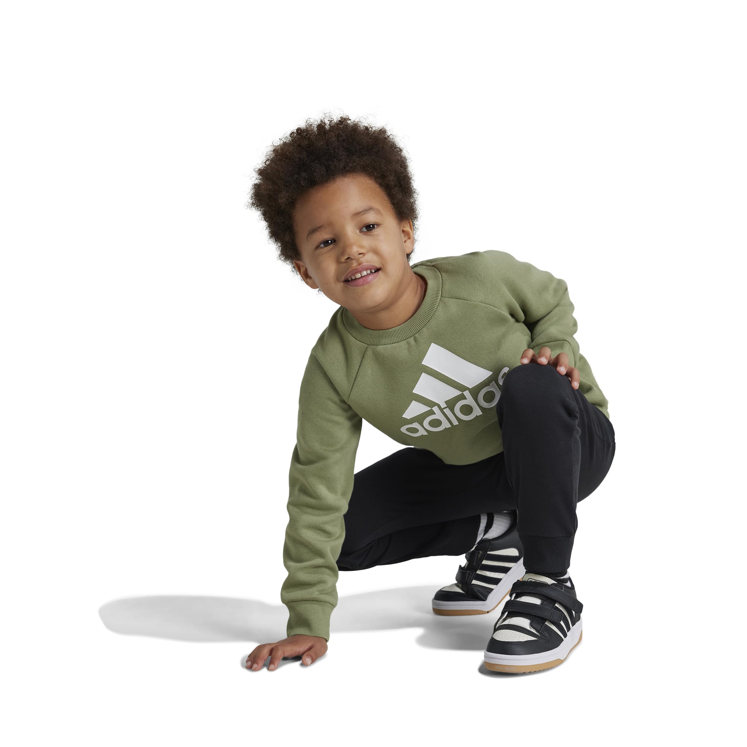adidas Essentials Ensemble polaire Logo 4-5 ans, Vert, 4 ans