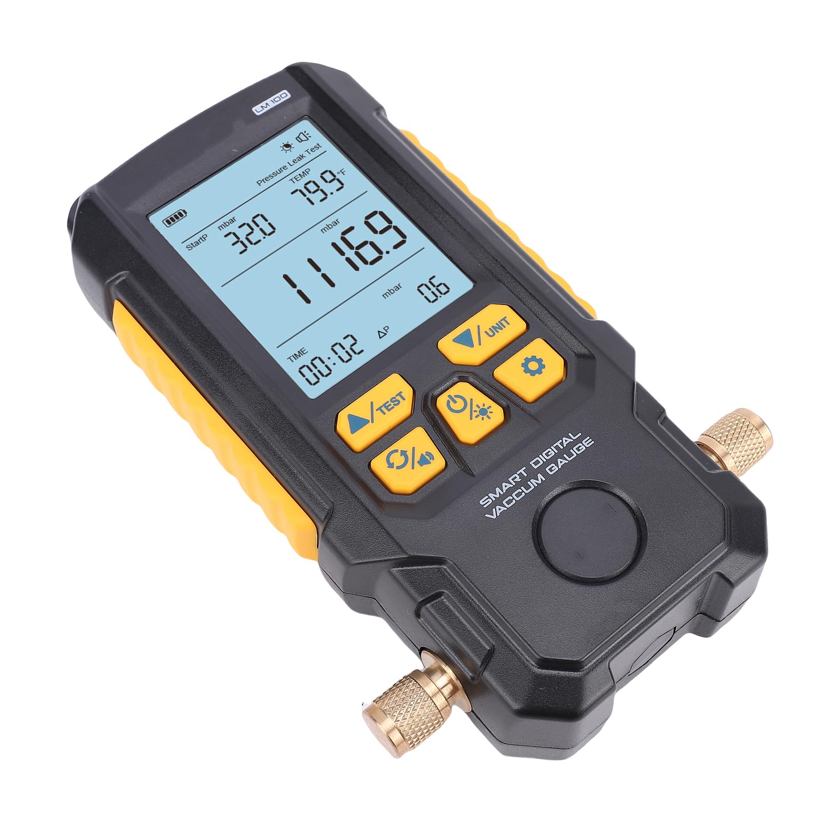 Vacuómetro Digital, 0 a 2000 Mbar para HVAC