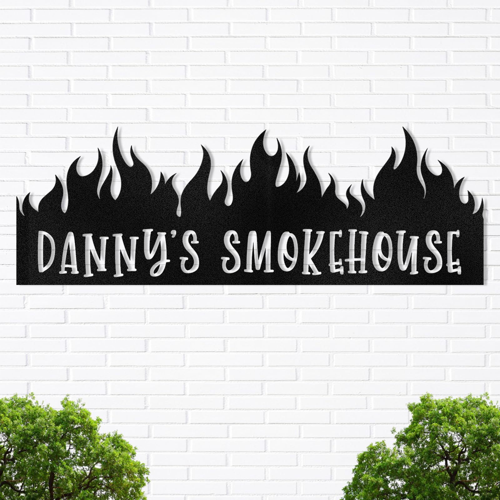 Personalized Bar & Grill Metal Sign, Metal Signs Customized, Vintage Funny BBQ Metal Decor for Outdoor, Backyard Decor, Outdoor Metal Wall Art, BBQ Smoker Decoration, Barbecue Lover Gifts