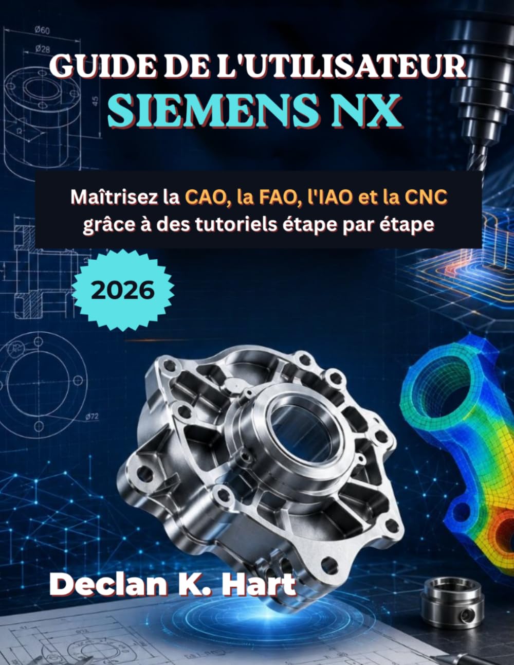 Guide de L'utilisateur Siemens NX 2026: Maîtrisez la CAO, la FAO, l'IAO et la CNC grâce à des tutoriels étape par étape