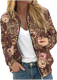 KEXIMIXUE Winter Jackets for Women Uk Cool Long Sleeve Hoodie College Plus Size Pop Winte V Neck Cozy Printed Zip Jacket