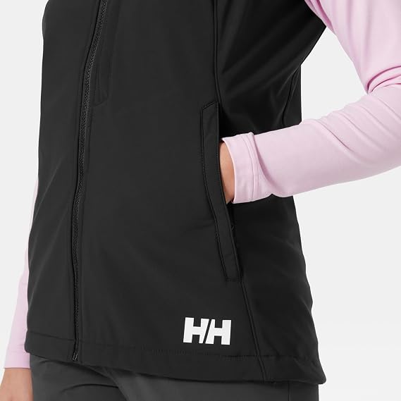 Helly Hansen Paramount Softshell Vest - Breathable Women's Vest with Fleece Backing & Weather-Resistant Features