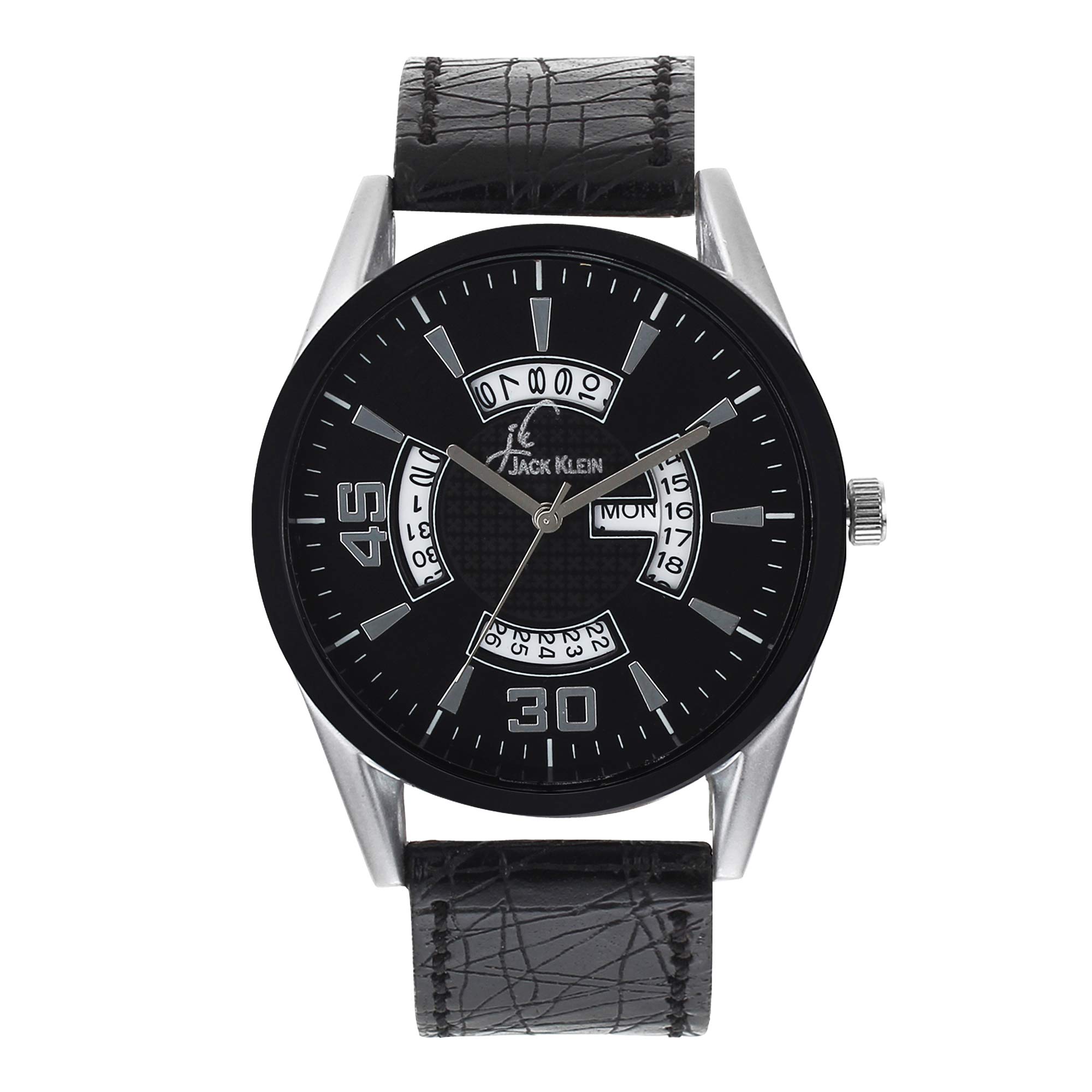 Jack Klein Stylish Multifunction Wrist Watch for Men & Boys - Black (B07M67J8YW) Amazon Price History, Amazon Price Tracker